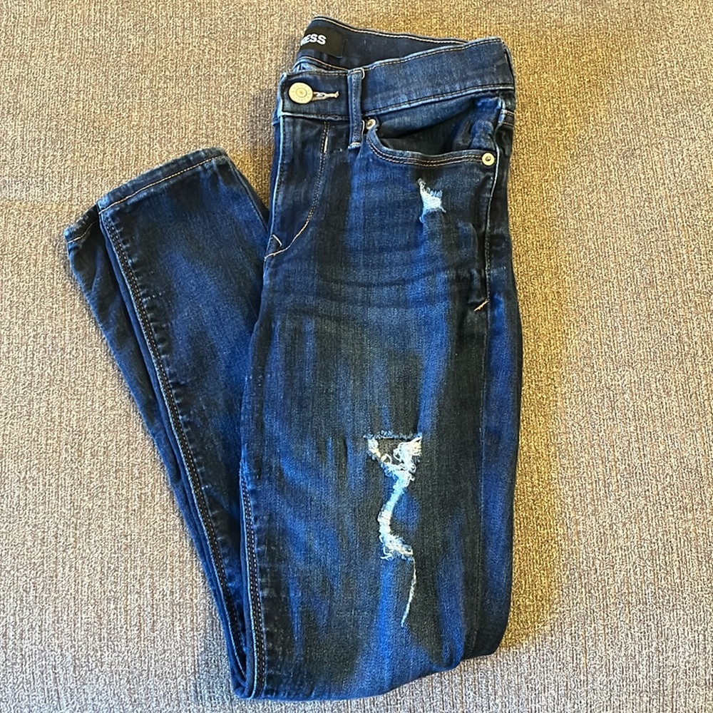 Express Mid Rise Stretch Legging Jean